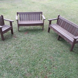recycled plastic benches
